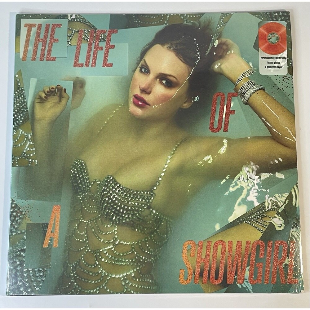 The Life Of A Showgirl Ltd Holiday Edition Orange Metallic Vinyl “Lit My Sky Up”